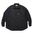 画像1: COOTIE PRODUCTIONS/120/2 Broad L/S Shirt（Black）［ブロードシャツ-24春夏］ (1)
