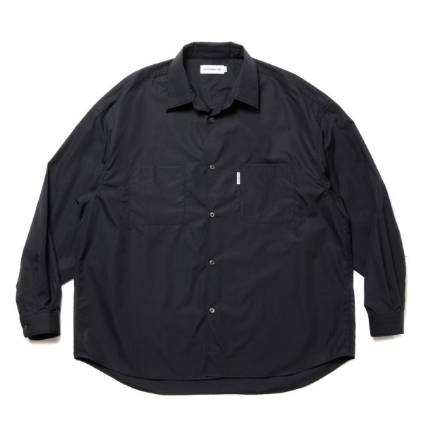 画像1: COOTIE PRODUCTIONS/120/2 Broad L/S Shirt（Black）［ブロードシャツ-24春夏］