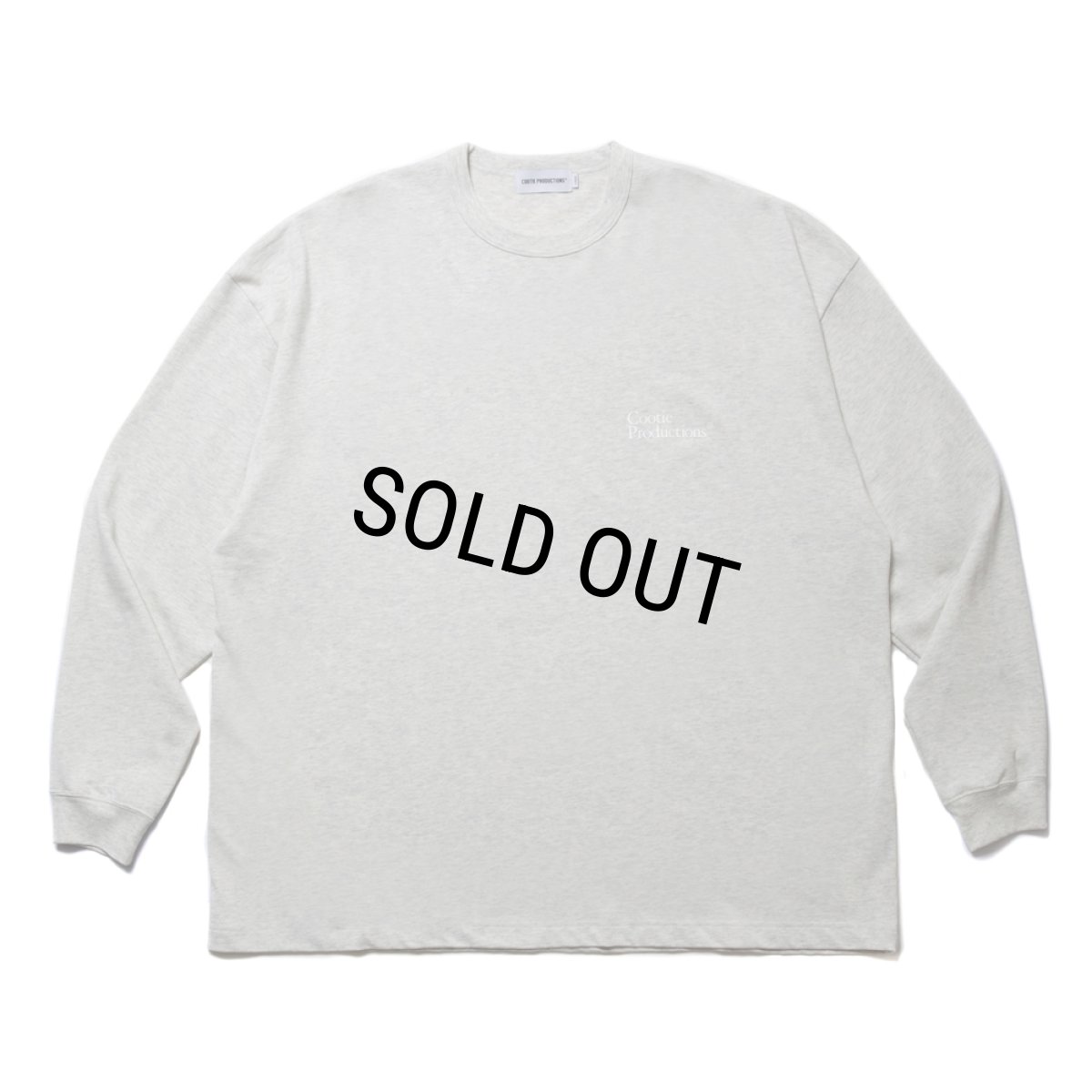 画像1: COOTIE PRODUCTIONS/C/R Smooth Jersey L/S Tee（Oatmeal）［スムースジャージ長袖T-24春夏］ (1)