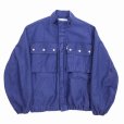 画像1: DAIRIKU/Mole Skin Military Jacket（Wash Navy）［モールスキンミリタリーJKT-24春夏］ (1)