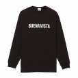 画像1: BUENA VISTA/BUENA VISTA LOGO L/S（BLACK）［プリント長袖T-24春夏］ (1)