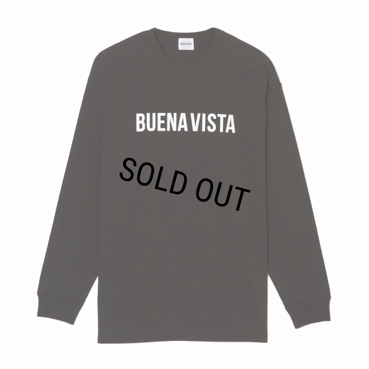 画像1: BUENA VISTA/BUENA VISTA LOGO L/S（BLACK）［プリント長袖T-24春夏］ (1)