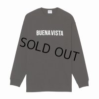 BUENA VISTA/BUENA VISTA LOGO L/S（BLACK）［プリント長袖T-24春夏］