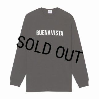 BUENA VISTA/BUENA VISTA LOGO L/S（BLACK）［プリント長袖T-24春夏
