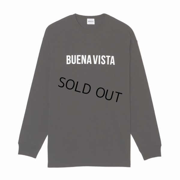 画像1: BUENA VISTA/BUENA VISTA LOGO L/S（BLACK）［プリント長袖T-24春夏］