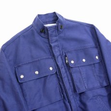 画像5: 【40%OFF】DAIRIKU/Mole Skin Military Jacket（Wash Navy）［モールスキンミリタリーJKT-24春夏］ (5)