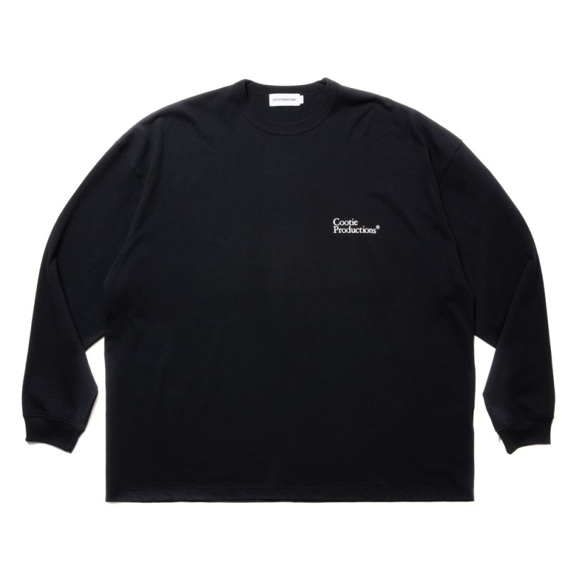 画像1: COOTIE PRODUCTIONS/C/R Smooth Jersey L/S Tee（Black）［スムースジャージ長袖T-24春夏］