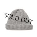 COOTIE PRODUCTIONS/Lowgauge Roll Up Beanie（Gray）［ロールアップビーニー-24春夏］