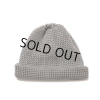 COOTIE PRODUCTIONS/Lowgauge Roll Up Beanie（Gray）［ロールアップビーニー-24春夏］