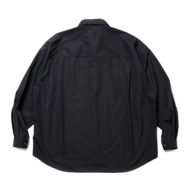 画像2: COOTIE PRODUCTIONS/120/2 Broad L/S Shirt（Black）［ブロードシャツ-24春夏］
