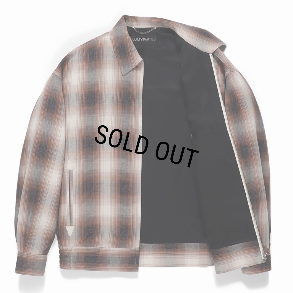 画像2: WACKO MARIA/OMBRE CHECK 50'S JACKET（BEIGE）［オンブレチェック50'S JKT-24春夏］ (2)