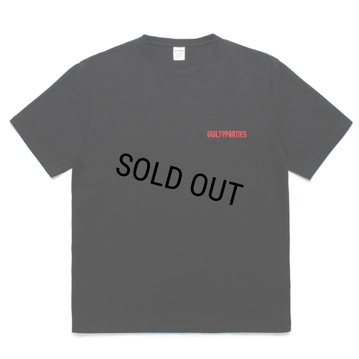 画像1: WACKO MARIA/WASHED HEAVY WEIGHT T-SHIRT（BLACK）［刺繍T-24春夏］ (1)