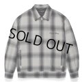 WACKO MARIA/OMBRE CHECK 50'S JACKET（GRAY）［オンブレチェック50'S JKT-24春夏］
