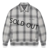 WACKO MARIA/OMBRE CHECK 50'S JACKET（GRAY）［オンブレチェック50'S JKT-24春夏］