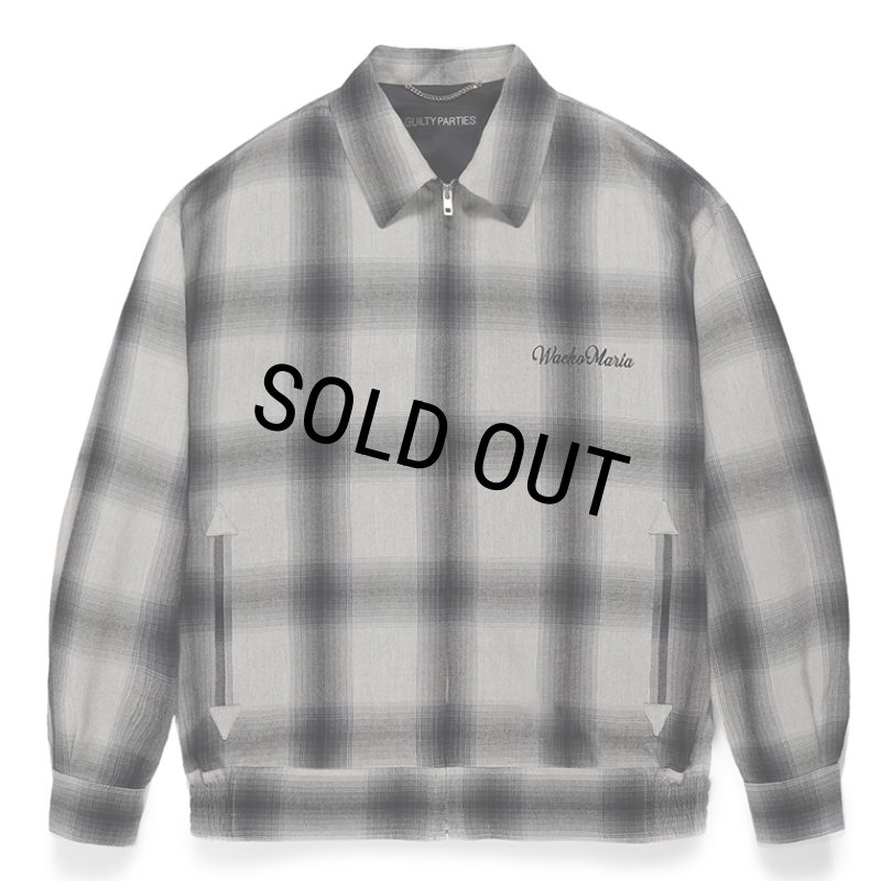 WACKO MARIA/OMBRE CHECK 50'S JACKET（GRAY）［オンブレチェック50'S