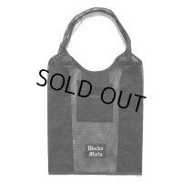 WACKO MARIA/SPEAK EASY / MESH PACKABLE TOTE BAG（BLACK）［メッシュパッカブルトートバッグ-24春夏］