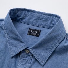 画像3: 【30%OFF】RATS/CHAMBRAY SHIRT（INDIGO）［シャンブレーシャツ-24春夏］ (3)