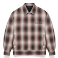 画像1: WACKO MARIA/OMBRE CHECK 50'S JACKET（BEIGE）［オンブレチェック50'S JKT-24春夏］ (1)