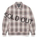 WACKO MARIA/OMBRE CHECK 50'S JACKET（BEIGE）［オンブレチェック50'S JKT-24春夏］