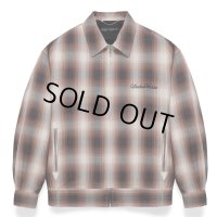 WACKO MARIA/OMBRE CHECK 50'S JACKET（BEIGE）［オンブレチェック50'S JKT-24春夏］