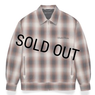 WACKO MARIA/OMBRE CHECK 50'S JACKET（BEIGE）［オンブレチェック50'S