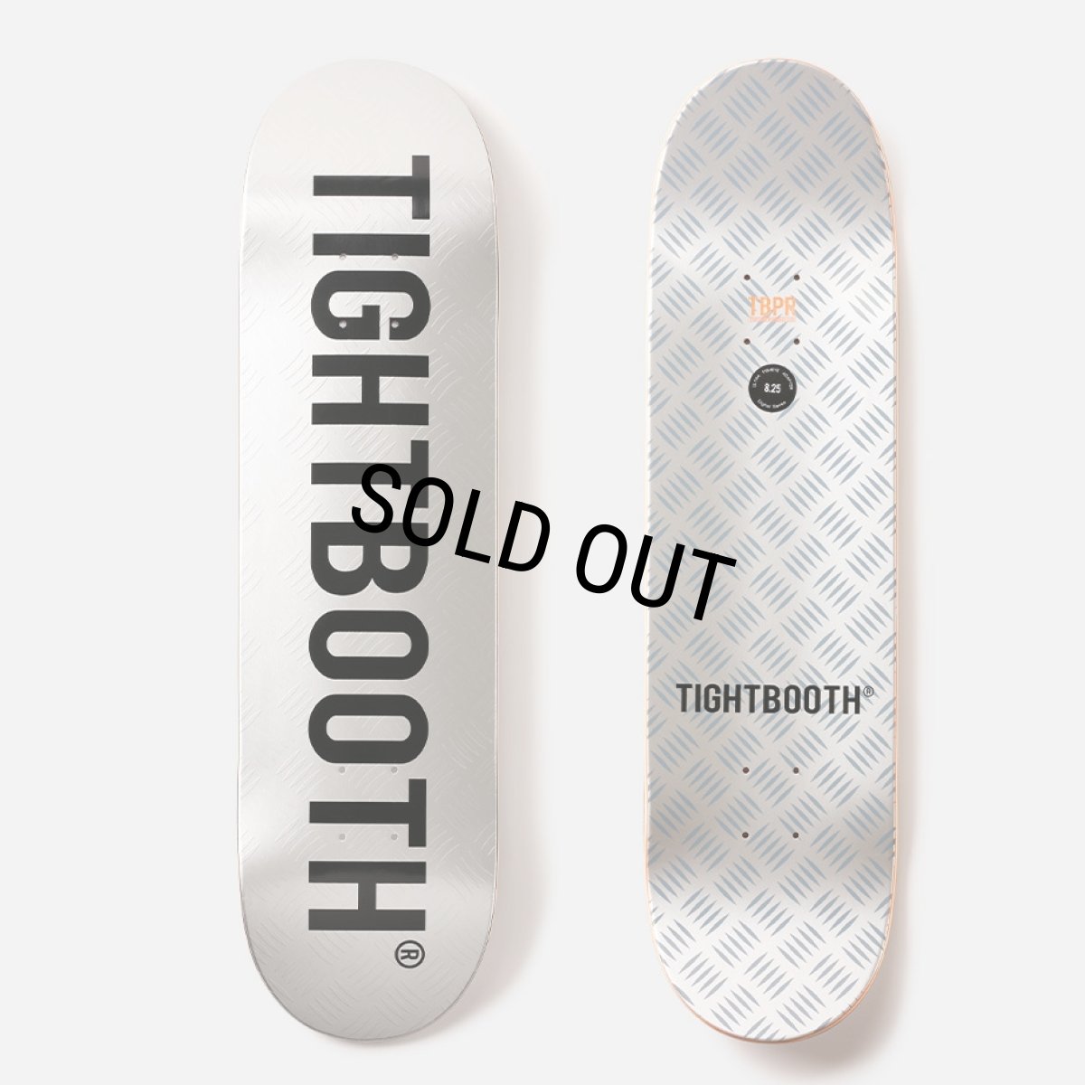 画像1: TIGHTBOOTH/LOGO SILVER 【20%OFF】［スケートデッキ-24春］ (1)