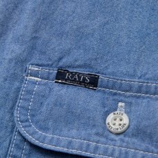画像4: 【30%OFF】RATS/CHAMBRAY SHIRT（INDIGO）［シャンブレーシャツ-24春夏］ (4)