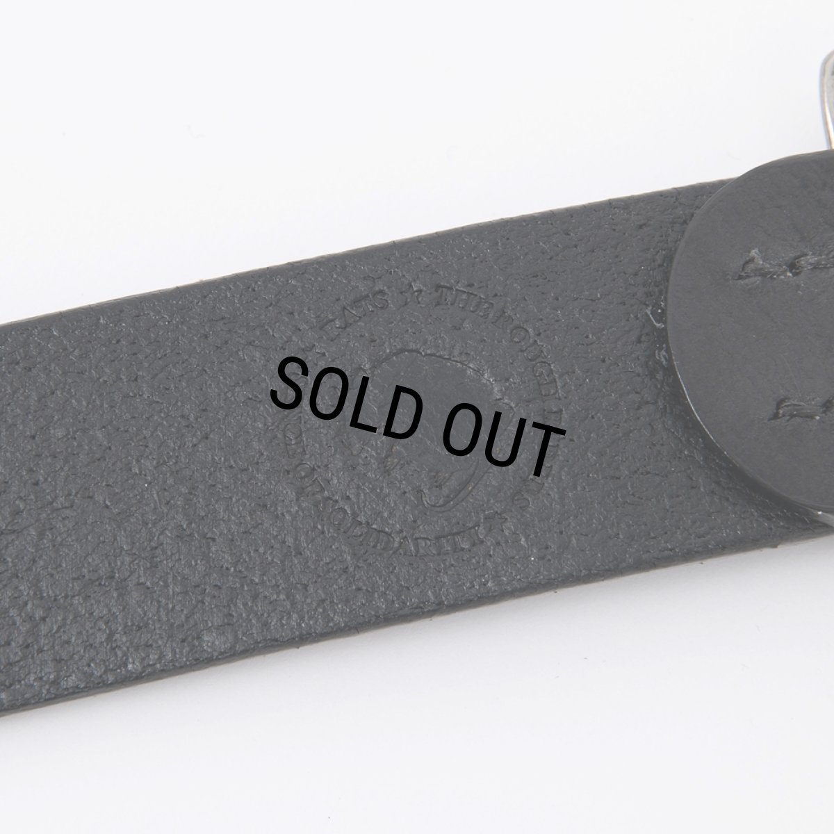 画像4: RATS/LEATHER BELT（SILVER/BLACK）［レザーベルト-24春夏］ (4)