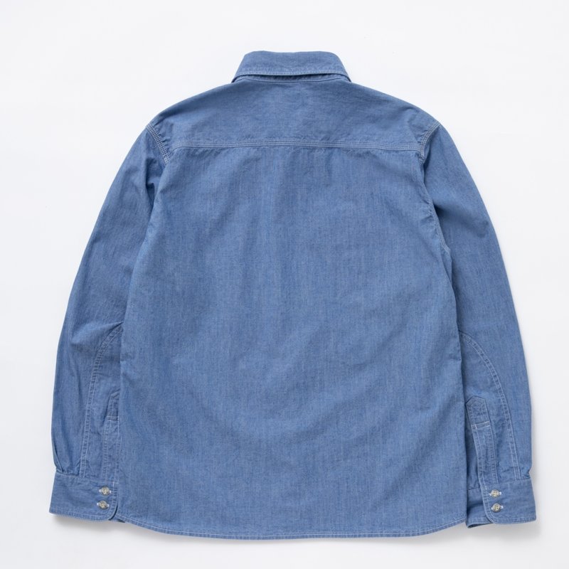 画像2: 【30%OFF】RATS/CHAMBRAY SHIRT（INDIGO）［シャンブレーシャツ-24春夏］