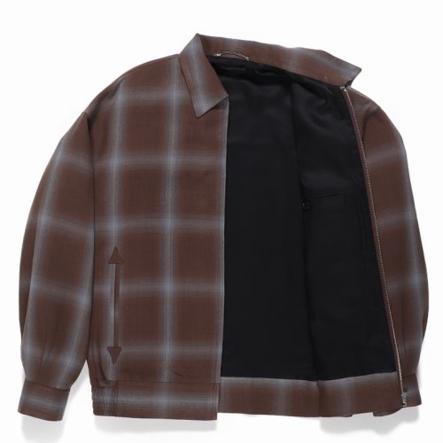 他の写真2: WACKO MARIA/OMBRE CHECK 50'S JACKET（BROWN）［オンブレチェック50'S JKT-24春夏］