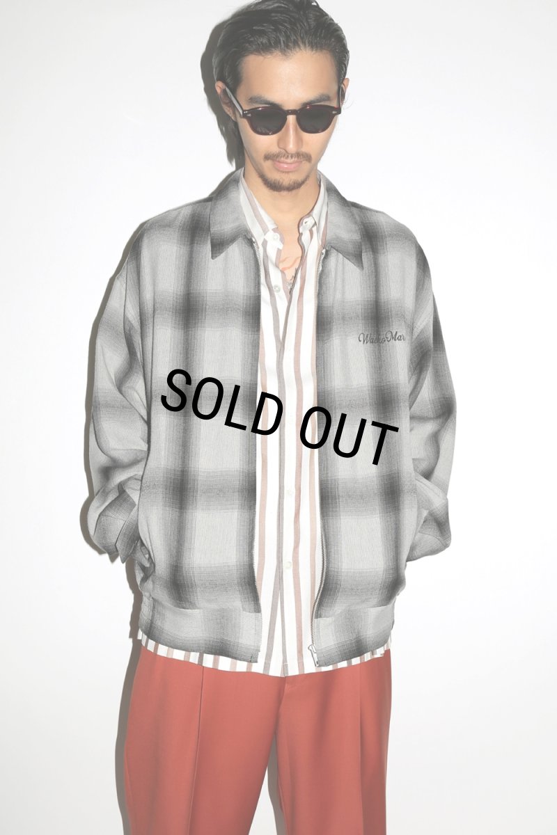 画像3: WACKO MARIA/OMBRE CHECK 50'S JACKET（BEIGE）［オンブレチェック50'S JKT-24春夏］ (3)