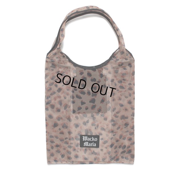 画像1: WACKO MARIA/SPEAK EASY / MESH PACKABLE TOTE BAG（LEOPARD）［メッシュパッカブルトートバッグ-24春夏］