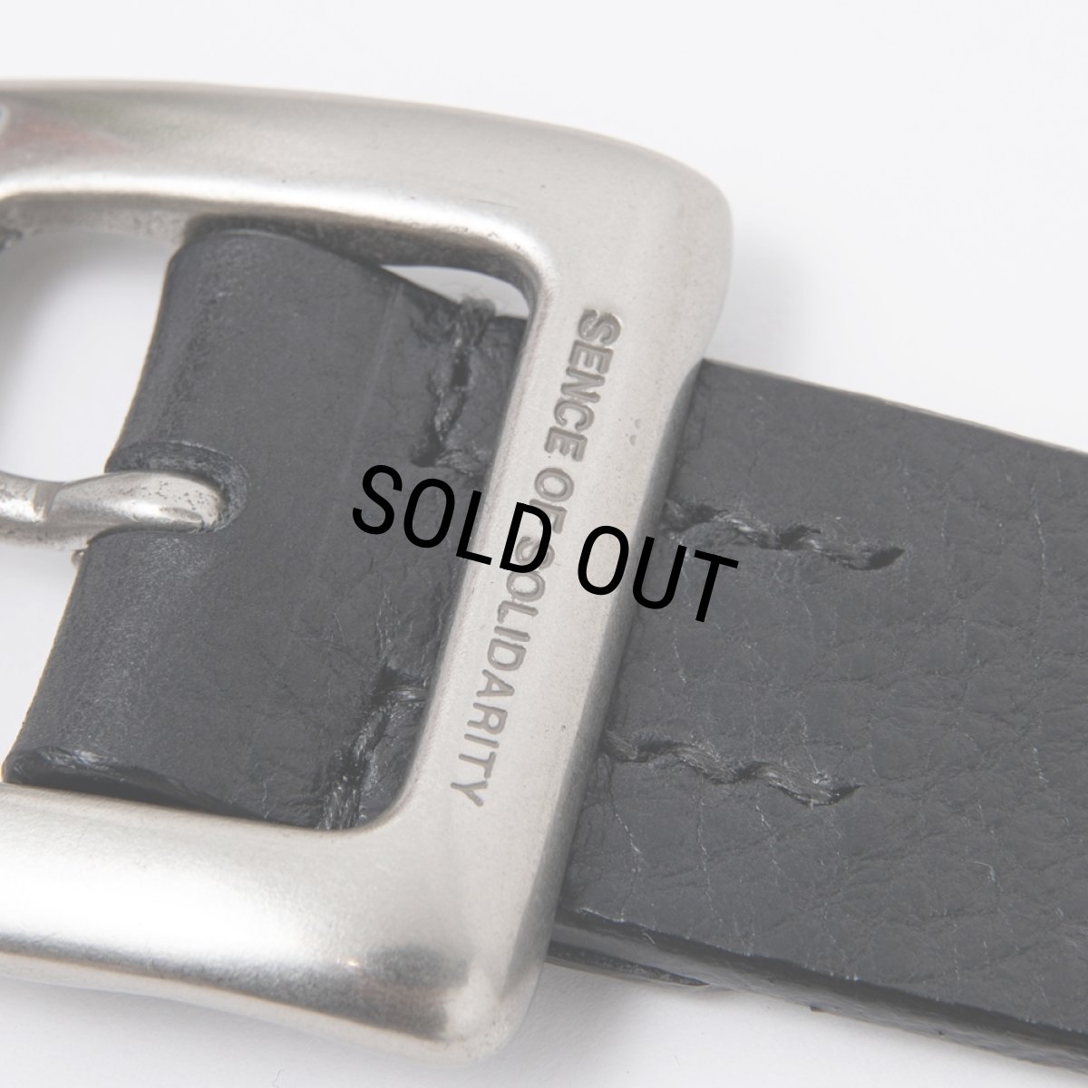 画像3: RATS/LEATHER BELT（SILVER/BLACK）［レザーベルト-24春夏］ (3)