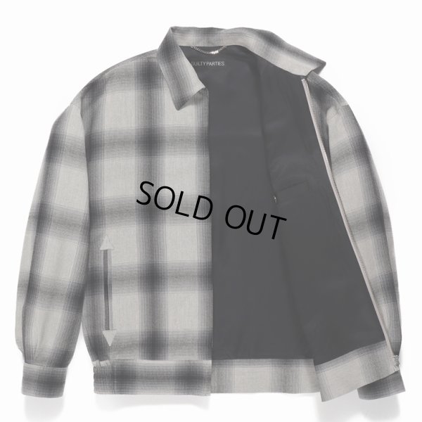 画像2: WACKO MARIA/OMBRE CHECK 50'S JACKET（GRAY）［オンブレチェック50'S JKT-24春夏］