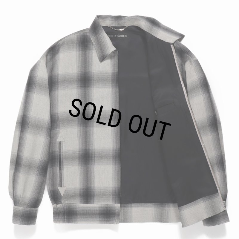 WACKO MARIA/OMBRE CHECK 50'S JACKET（GRAY）［オンブレチェック50'S