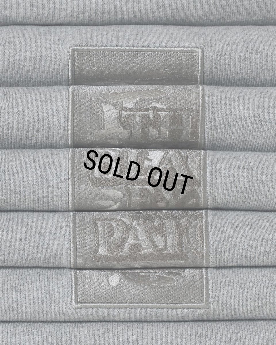 画像3: BlackEyePatch/HWC SAME COLORED CREW SWEAT（HEATHER GRAY） (3)