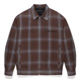 WACKO MARIA/OMBRE CHECK 50'S JACKET（BROWN）［オンブレチェック50'S JKT-24春夏］