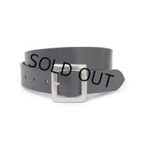 RATS/LEATHER BELT（SILVER/BLACK）［レザーベルト-24春夏］