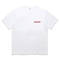WACKO MARIA/WASHED HEAVY WEIGHT T-SHIRT（WHITE）［刺繍T-24春夏］