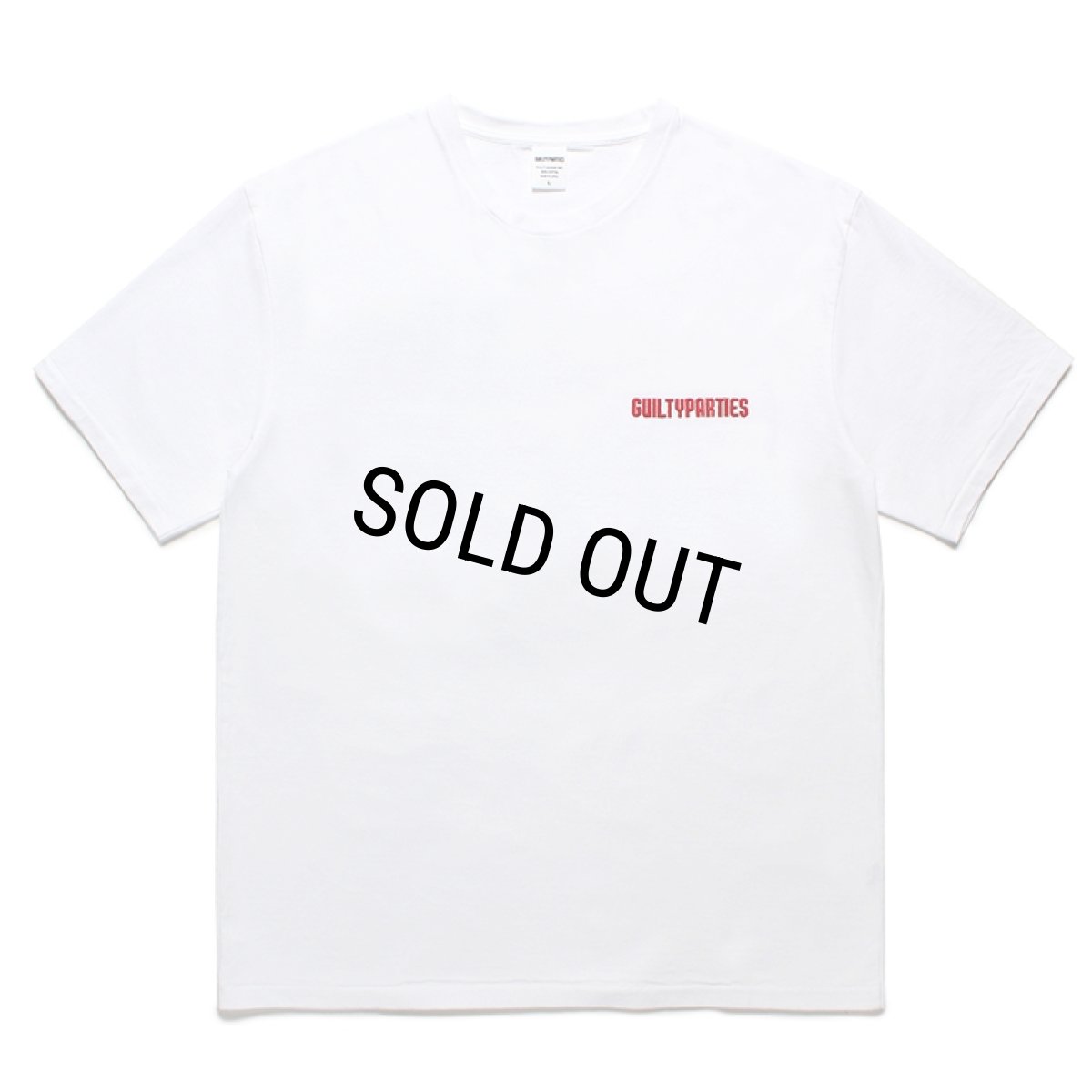 画像1: WACKO MARIA/WASHED HEAVY WEIGHT T-SHIRT（WHITE）［刺繍T-24春夏］ (1)