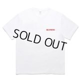 WACKO MARIA/WASHED HEAVY WEIGHT T-SHIRT（WHITE）［刺繍T-24春夏］