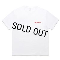 WACKO MARIA/WASHED HEAVY WEIGHT T-SHIRT（WHITE）［刺繍T-24春夏］