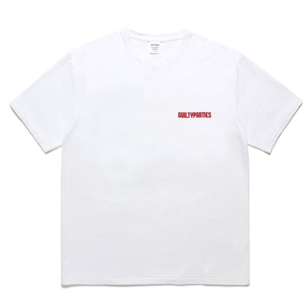 画像1: WACKO MARIA/WASHED HEAVY WEIGHT T-SHIRT（WHITE）［刺繍T-24春夏］