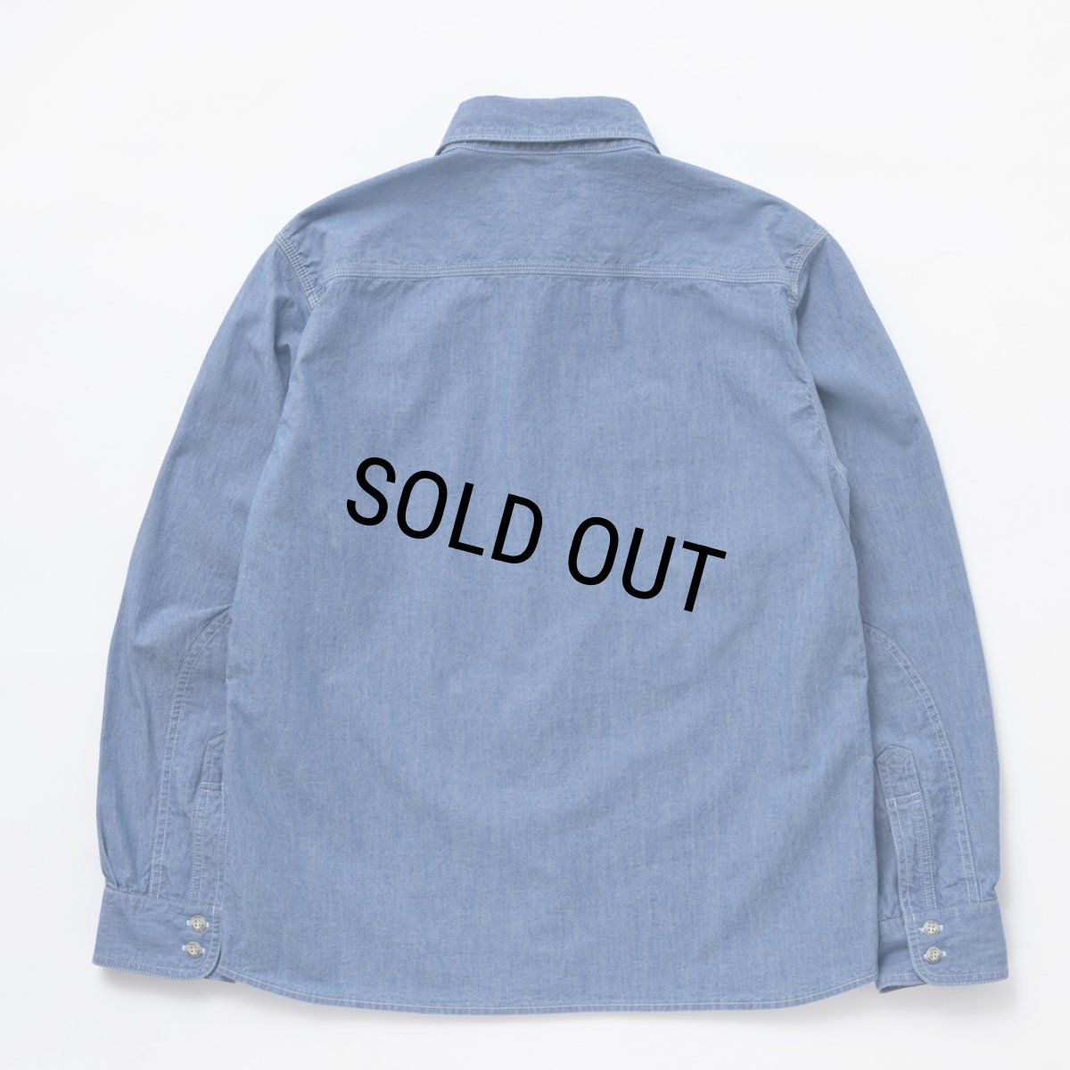 画像2: 【30%OFF】RATS/CHAMBRAY SHIRT（INDIGO）［シャンブレーシャツ-24春夏］ (2)