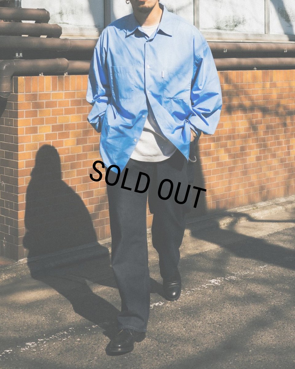 画像4: COOTIE PRODUCTIONS/120/2 Broad L/S Shirt（Black）［ブロードシャツ-24春夏］ (4)