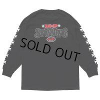 PORKCHOP/SPINNING L/S TEE（BLACK）［プリント長袖T-24春夏］