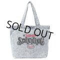 PORKCHOP/SPINNING DENIM TOTEBAG（CHEMICAL WASH DENIM）［デニムトートバッグ-24春夏］