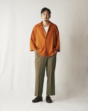 画像8: CALEE/3/4 SLEEVE R/P DROP SHOULDER SH（WHITE）［7分袖ドロップショルダーシャツ-24春夏］ (8)