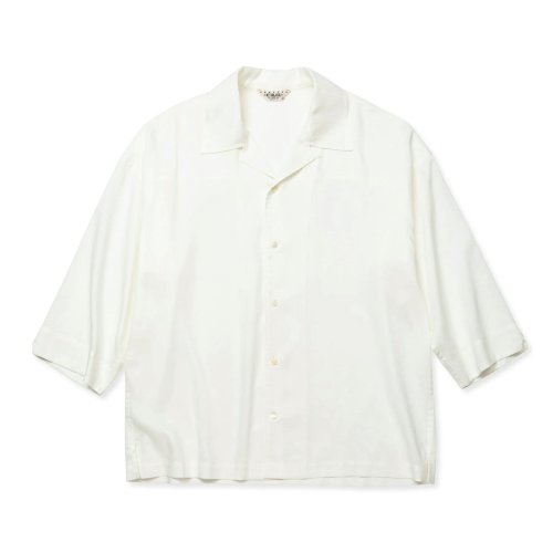 他の写真1: CALEE/3/4 SLEEVE R/P DROP SHOULDER SH（WHITE）［7分袖ドロップショルダーシャツ-24春夏］