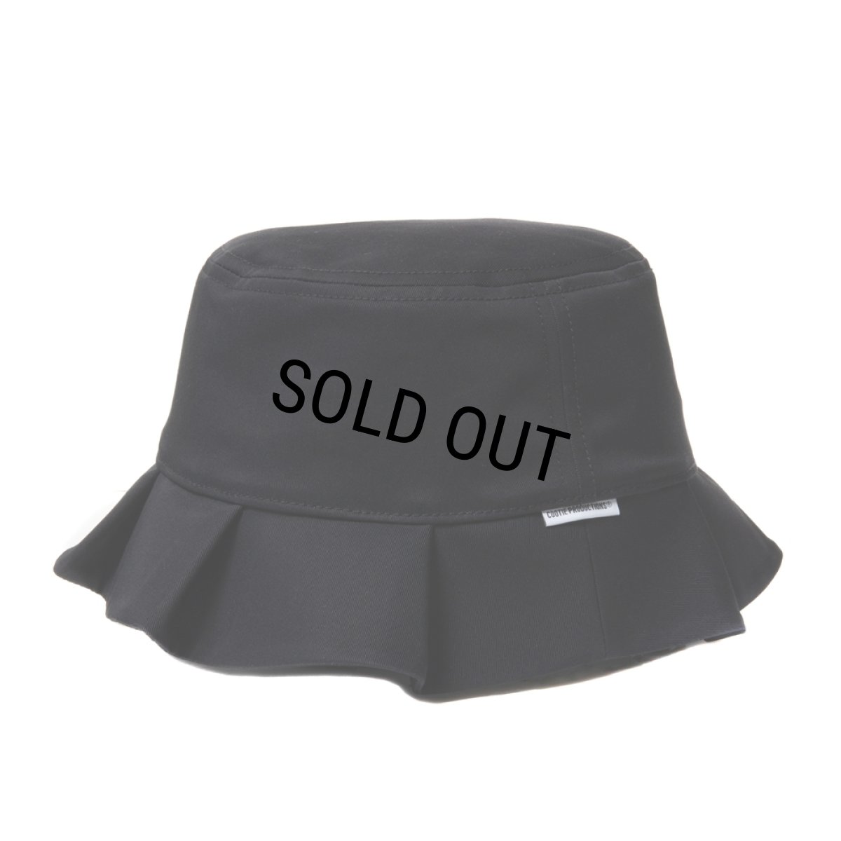 画像1: COOTIE PRODUCTIONS/Smooth Chino Cloth Hood Hat（Black）［フードハット-24春夏］ (1)